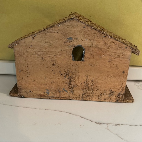 NATIVITY SCENE Simple Rustic Wood Christmas Manger Crèche Scene - Picture 6 of 10